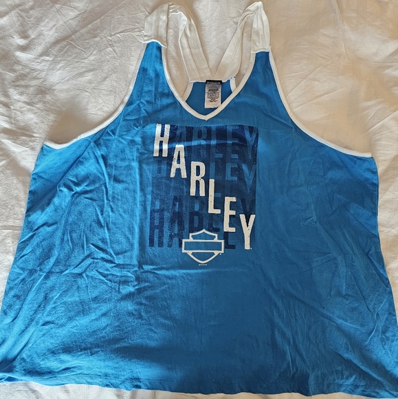 3W - Harley-Davidson Tank blue/white - Picture 2 of 5